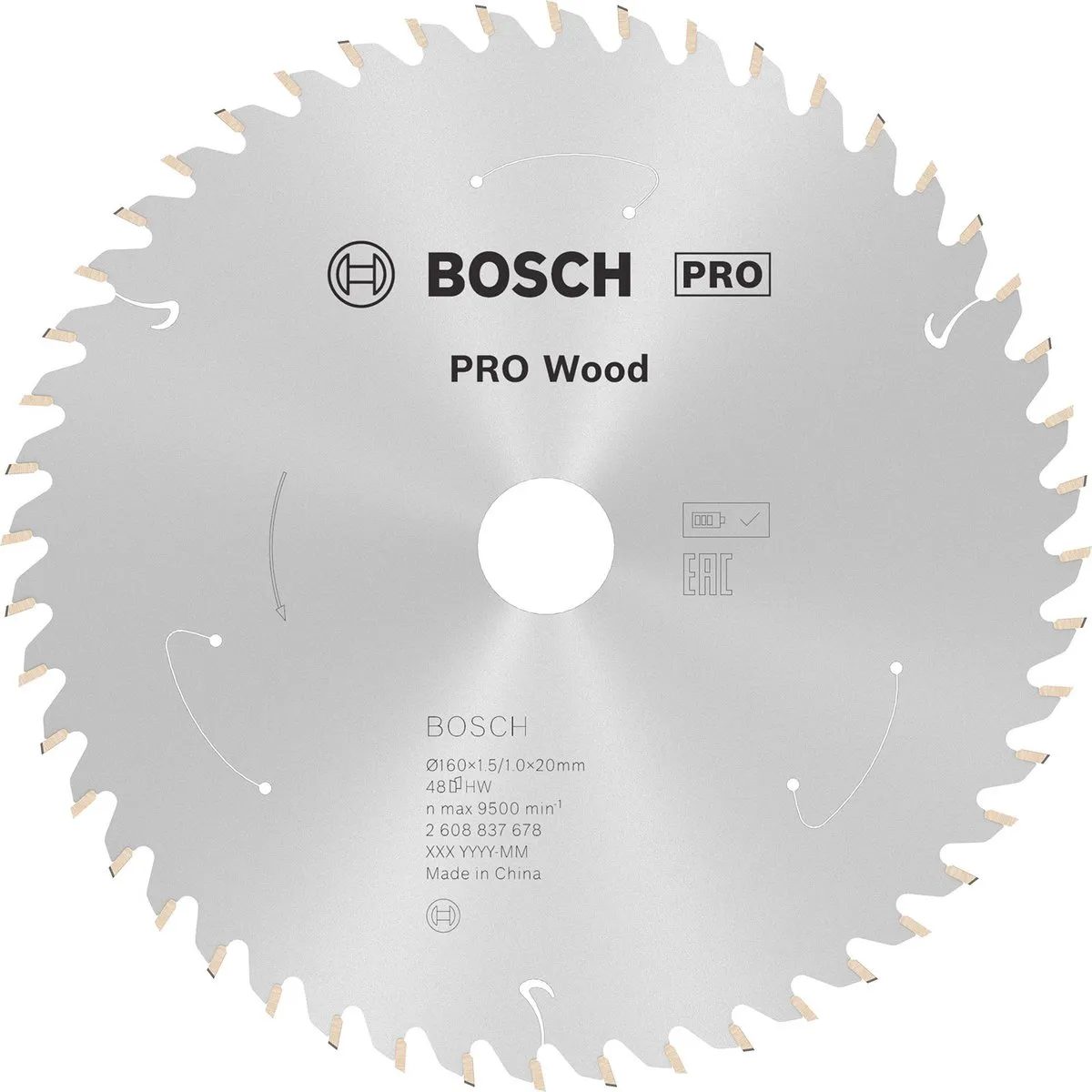 Bosch Professional PRO Wood Zaagblad 160mm