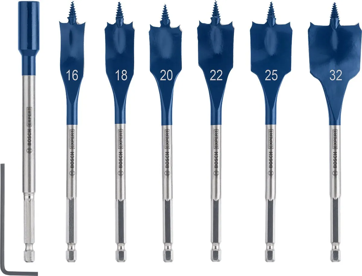 Bosch Professional EXPERT Self Cut Speed Speedboorset 7-delig - 16-32mm - afbeelding 2 van 6
