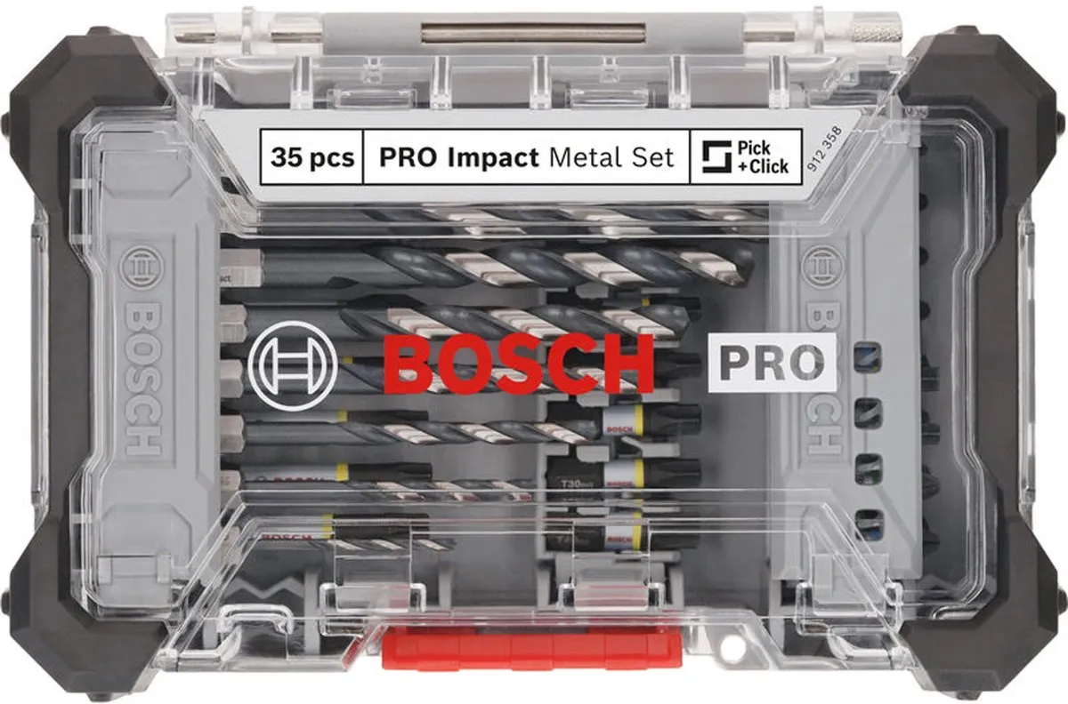 Bosch Professional PRO Impact Boor-/bitset 35-delig 2608521U81