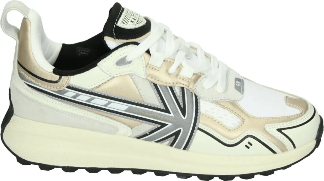 Kaotiko Detroit Tech Dames Sneakers - Goud - Maat 37 - afbeelding 3 van 6