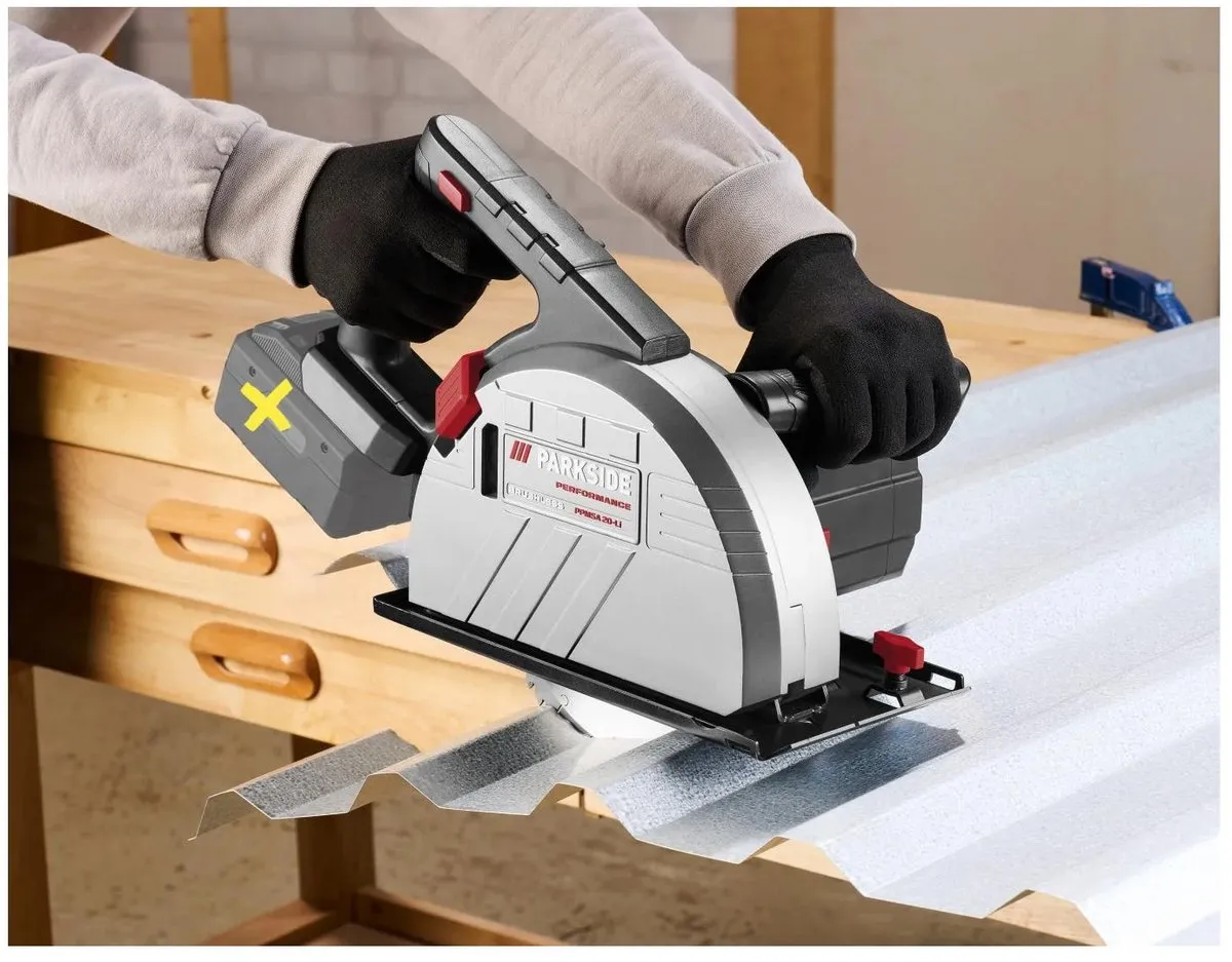Parkside Performance Accu-Metaalcirkelzaag 20V 190mm