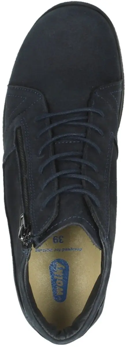 Wolky Why Veterschoenen Hoog - Blauw Maat 36 - afbeelding 5 van 6