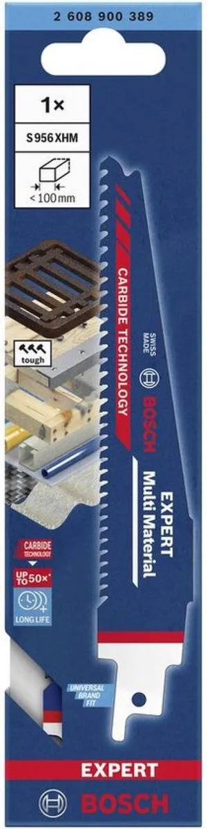 Bosch Professional Expert Multi Material 956 XHM Reciprozaagblad 2608900389 - Metaal - afbeelding 6 van 6