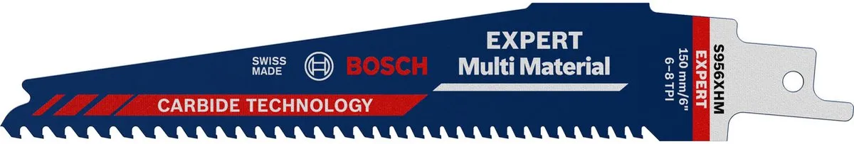 Bosch Professional Expert Multi Material 956 XHM Reciprozaagblad 2608900389 - Metaal