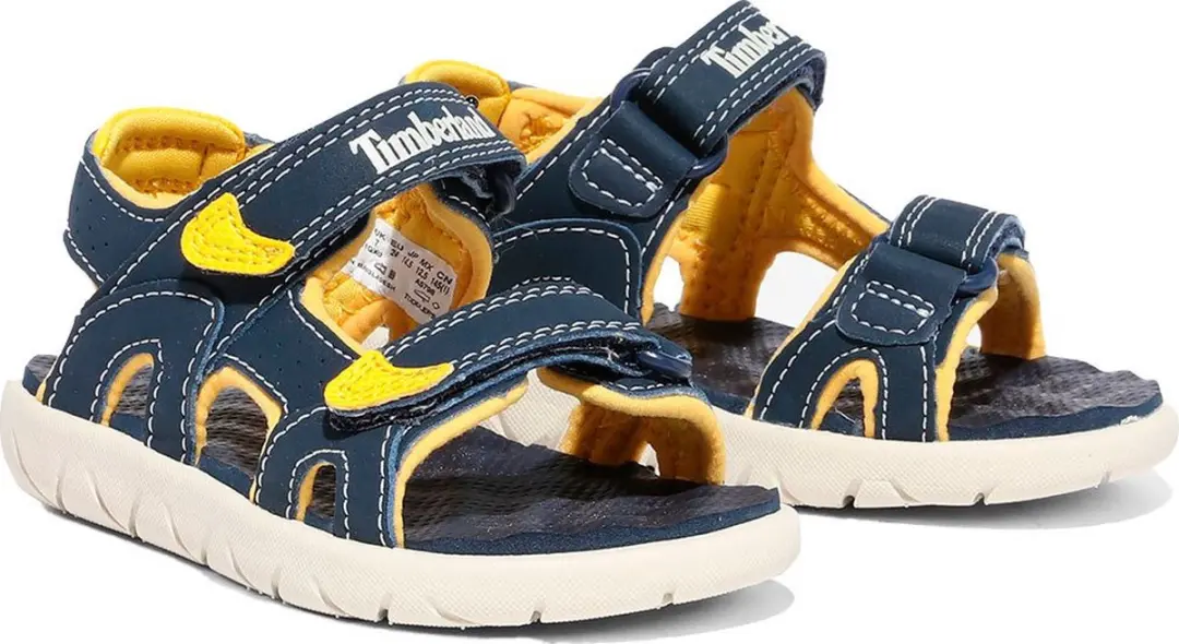 Timberland Perkins Row 2-Strap Jongens Sandalen 23 - Black Iris - afbeelding 2 van 6