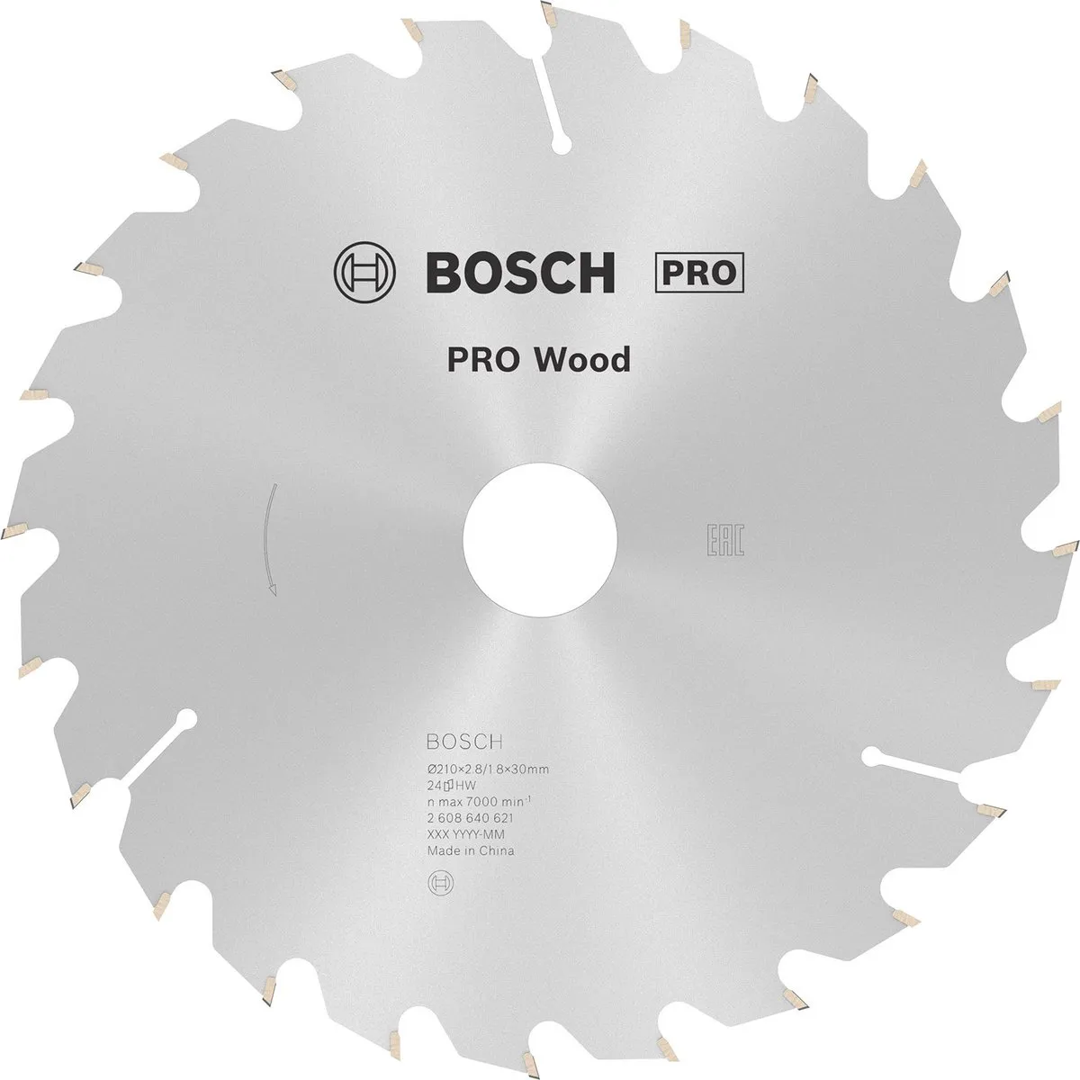 Bosch Professional Cirkelzaagblad Optiline 210x30x2,8mm