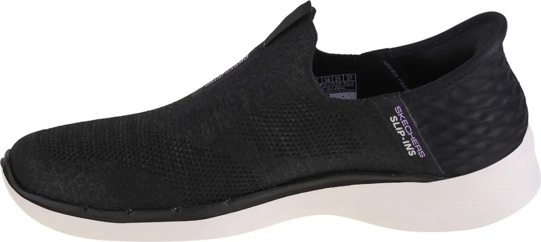 Skechers GO WALK 6 Slip-Ins Sneakers 124569-BKLV - Zwart - afbeelding 2 van 5