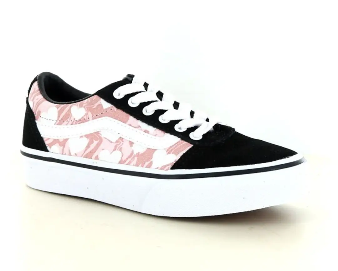 Vans K My Ward Marble Sneakers - 33 - Hearts Pink - afbeelding 2 van 5