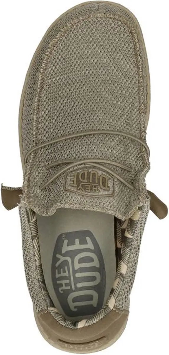 HEYDUDE Wally Sox Heren Instappers Beige Maat 41 - afbeelding 4 van 6