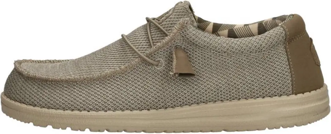 HEYDUDE Wally Sox Heren Instappers Beige Maat 41 - afbeelding 2 van 6
