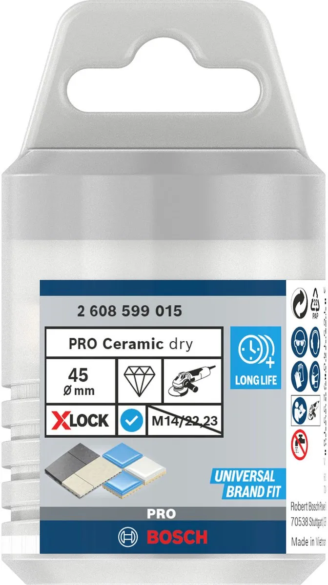 Bosch Professional X-Lock Droge Kernfrees 45mm - Hout