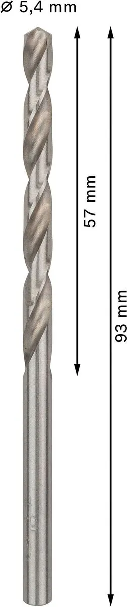 Bosch Professional ST. LINE 5.4mm HSS-G Boor - 10 Stuks