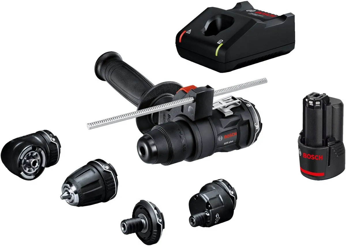 Bosch Professional GSR 12V-35 FC Schroefboormachine - 2x Accu 3.0Ah - 20 Stuks