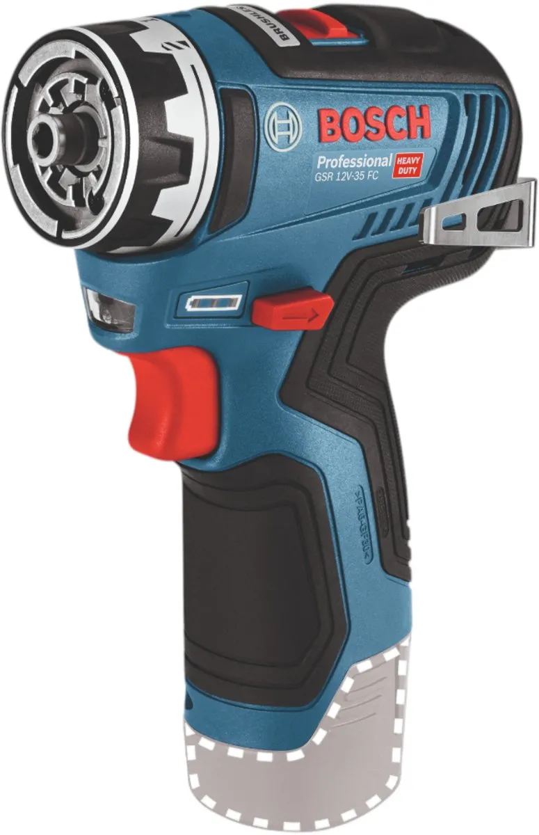 Bosch Professional GSR 12V-35 FC Schroefboormachine - 2x Accu 3.0Ah - 20 Stuks