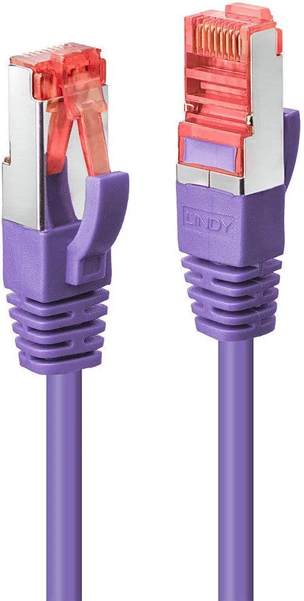 Lindy 47821 Patchkabel Cat6 S/FTP Violet 0.5m - afbeelding 5 van 6