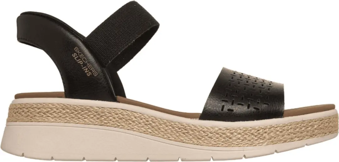 Skechers BOBS Sun Ray Step Aside Sandalen 38 - Zwart - afbeelding 2 van 6