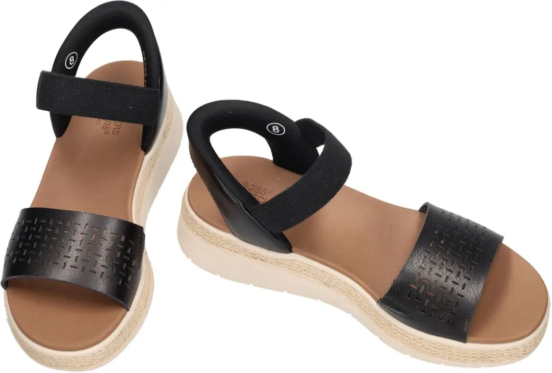 Skechers BOBS Sun Ray Step Aside Sandalen 38 - Zwart - afbeelding 5 van 6
