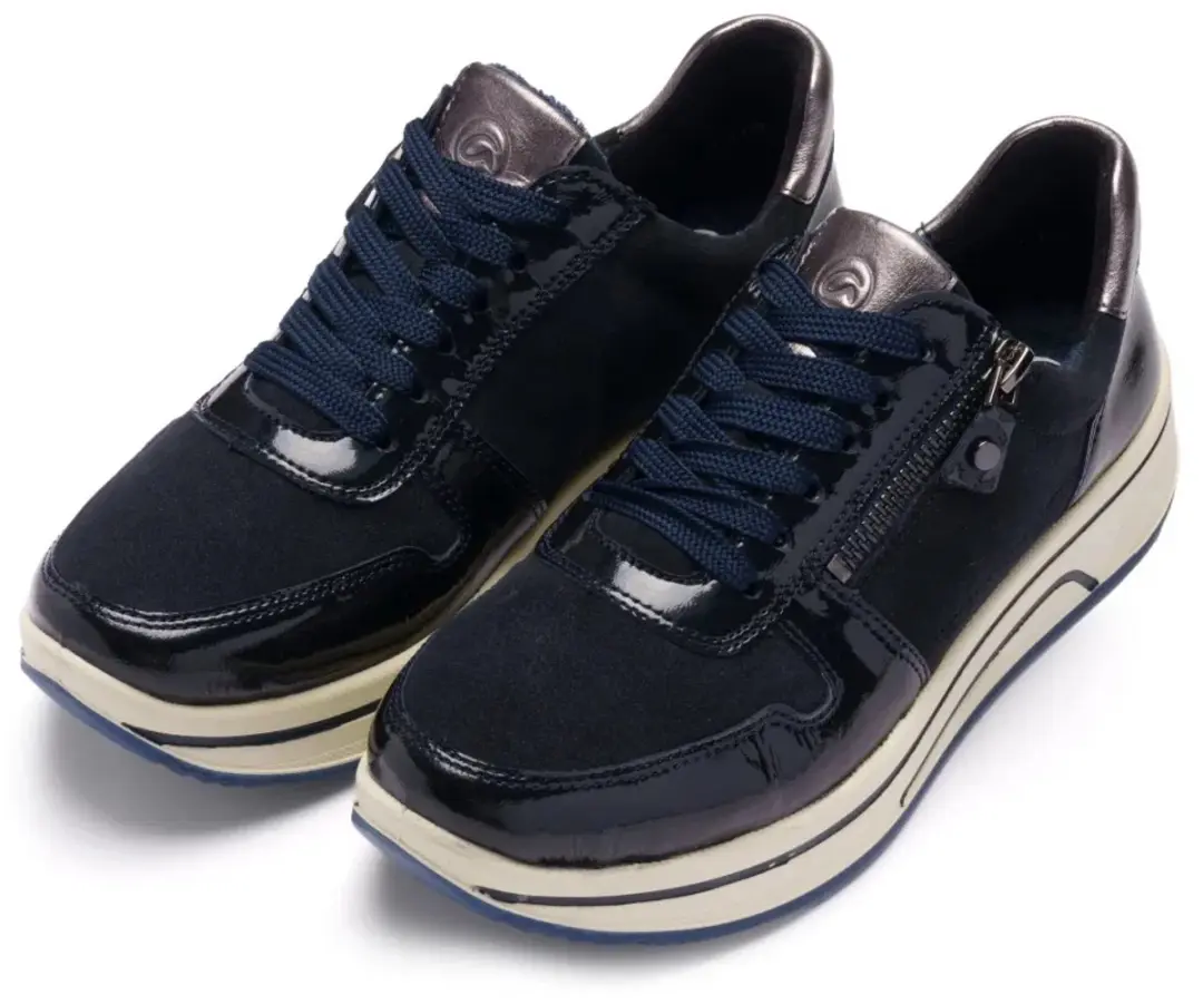Ara Sapporo 3.0 Dames Sneaker - Donkerblauw Maat 39 - afbeelding 6 van 6