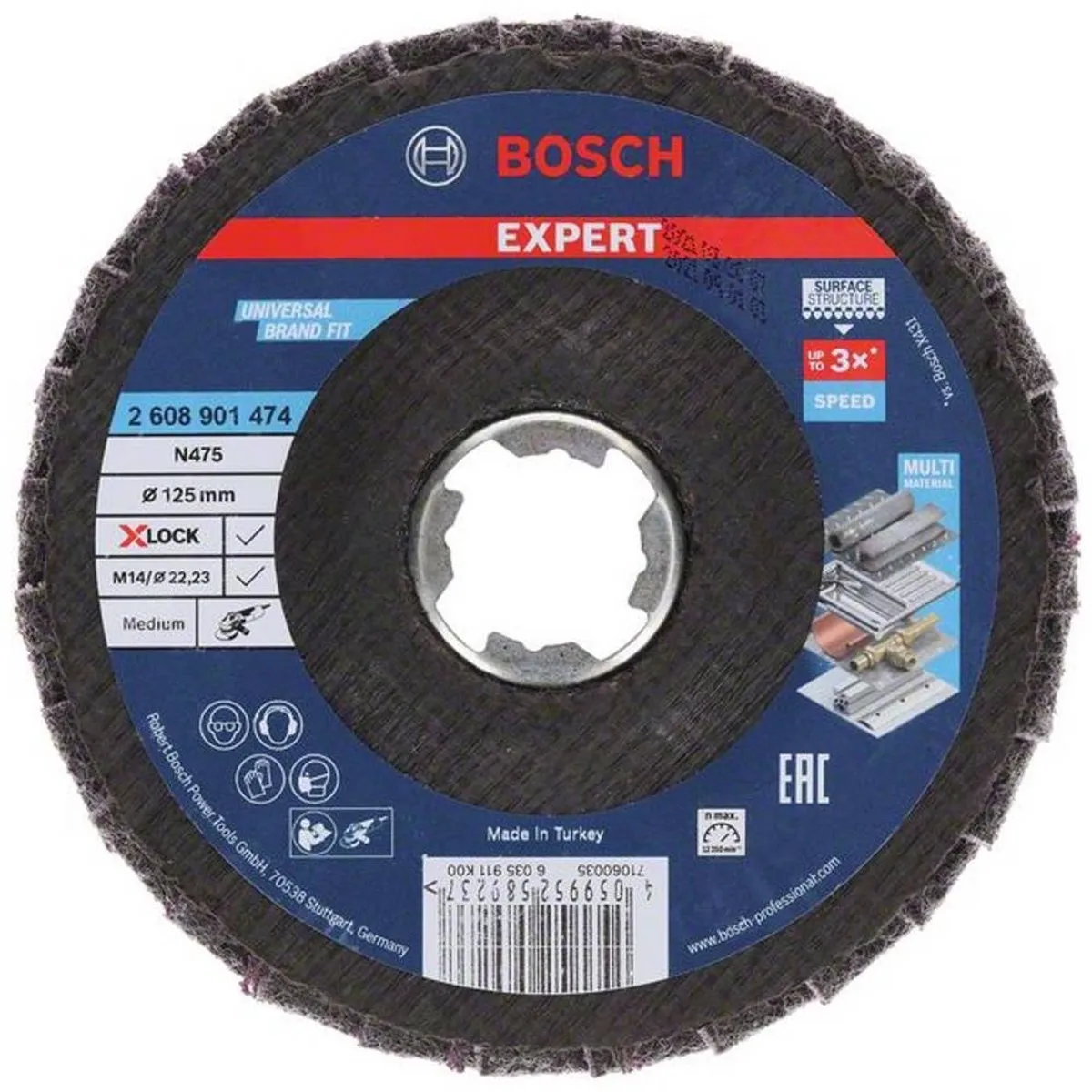 Bosch Professional Lamellenschijf 125mm - 2608901474 - afbeelding 6 van 6