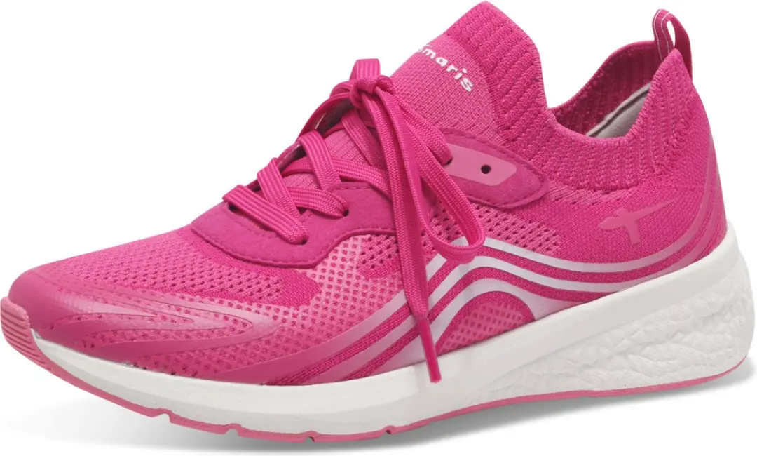 Tamaris damestrainers 1-23769-44 510 damesschoenen lage top vegan M2376944 Roze