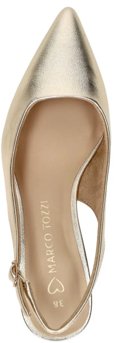 Marco Tozzi Slingbacks 2-29500-44 Goudkleur 37 - afbeelding 5 van 6