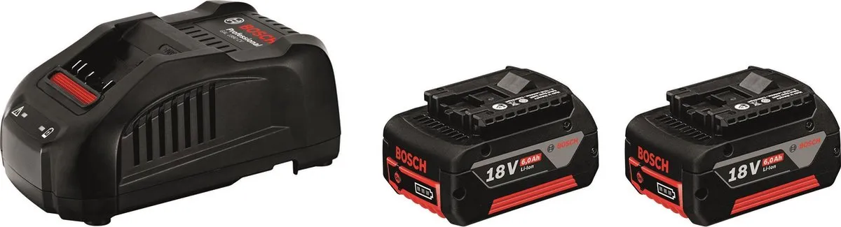 Bosch Professional GAL 1880 CV Starter-Set - 2x 5.000mAh