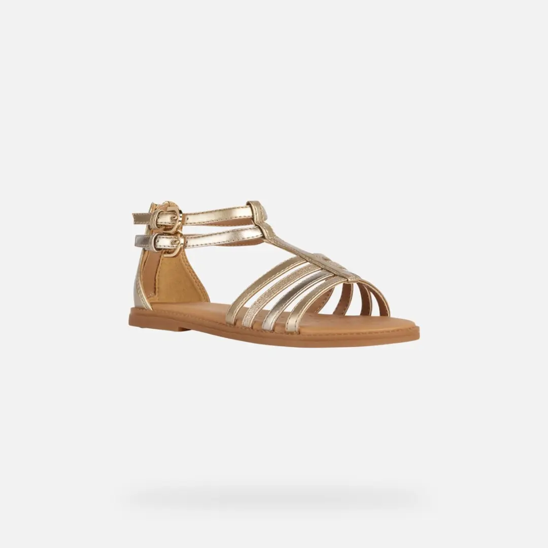 GEOX Karly Sandalen - Maat 31 - Platina - afbeelding 6 van 6