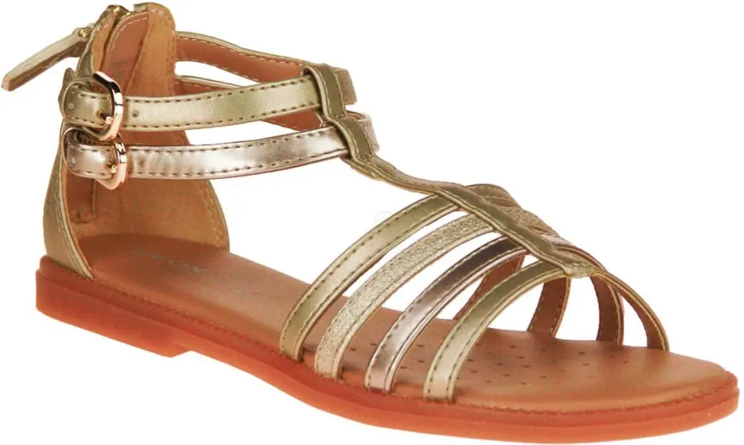 GEOX Karly Sandalen - Maat 31 - Platina - afbeelding 2 van 6