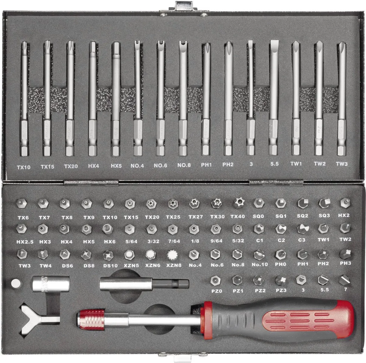 TOOLCRAFT HT02183 Bitset 75-delig