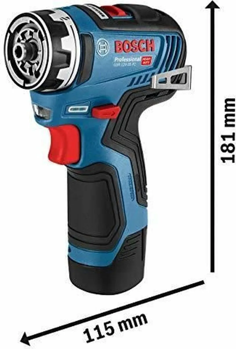 Bosch Professional GSR 12V-35 FC Accu-schroefboormachine - 2x 3000mAh