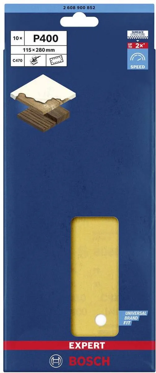 Bosch Professional Expert C470 Schuurpapier - 10 Stuks