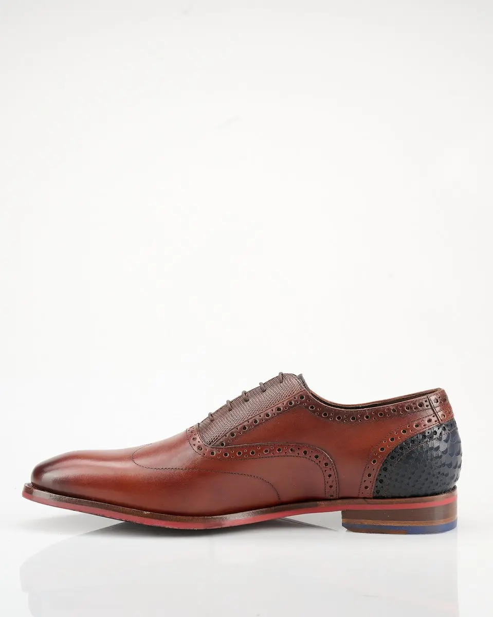 Floris van Bommel Veterschoenen SFM-30229 - Cognac 42.5 - afbeelding 5 van 6