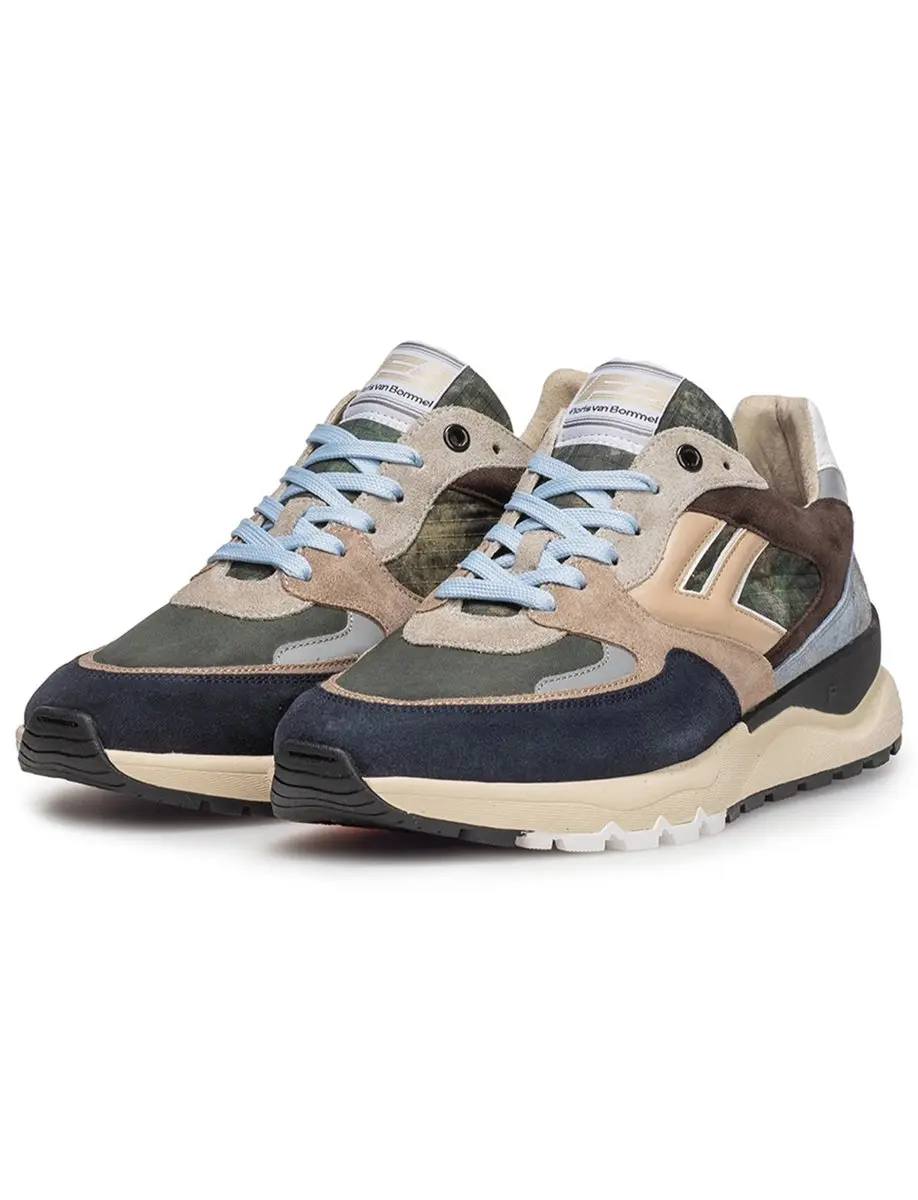 Floris van Bommel DE TREENER 01.15 Lage Sneakers - Groen - M45.5 - afbeelding 4 van 6