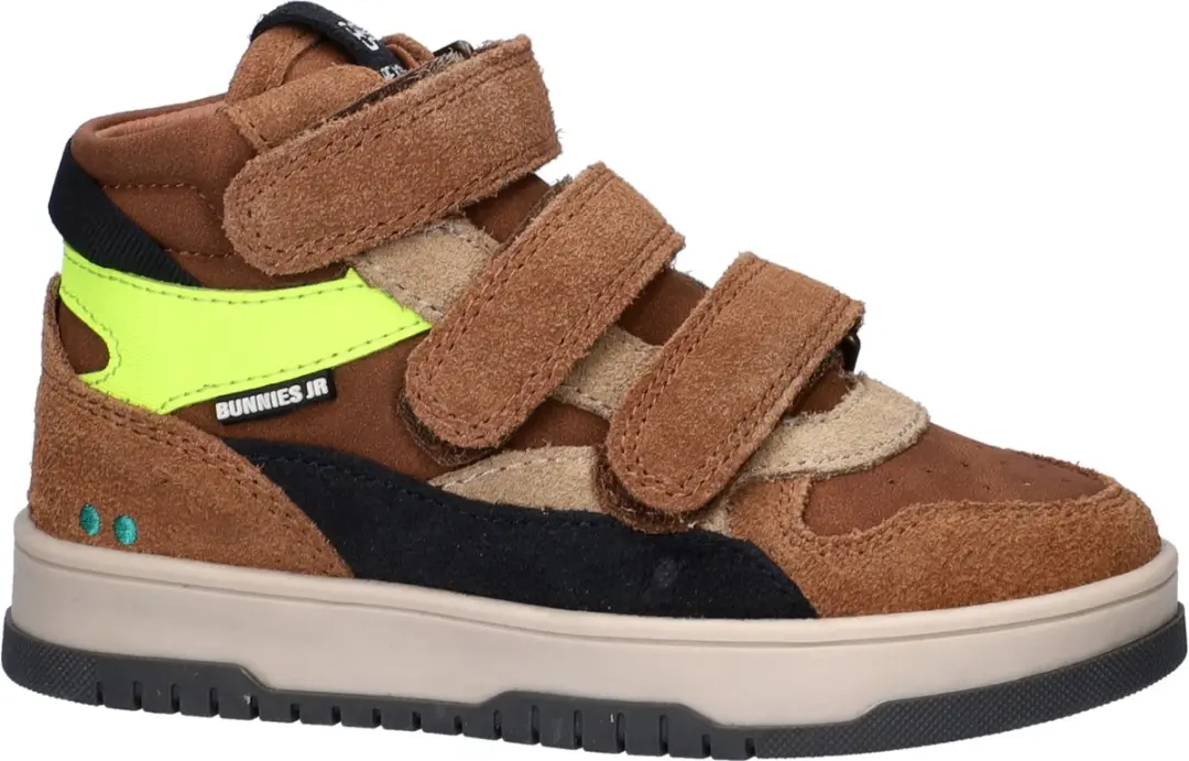 BunniesJR 225991-414 Jongens Hoge Sneakers - Bruin - Maat 32 - afbeelding 6 van 6