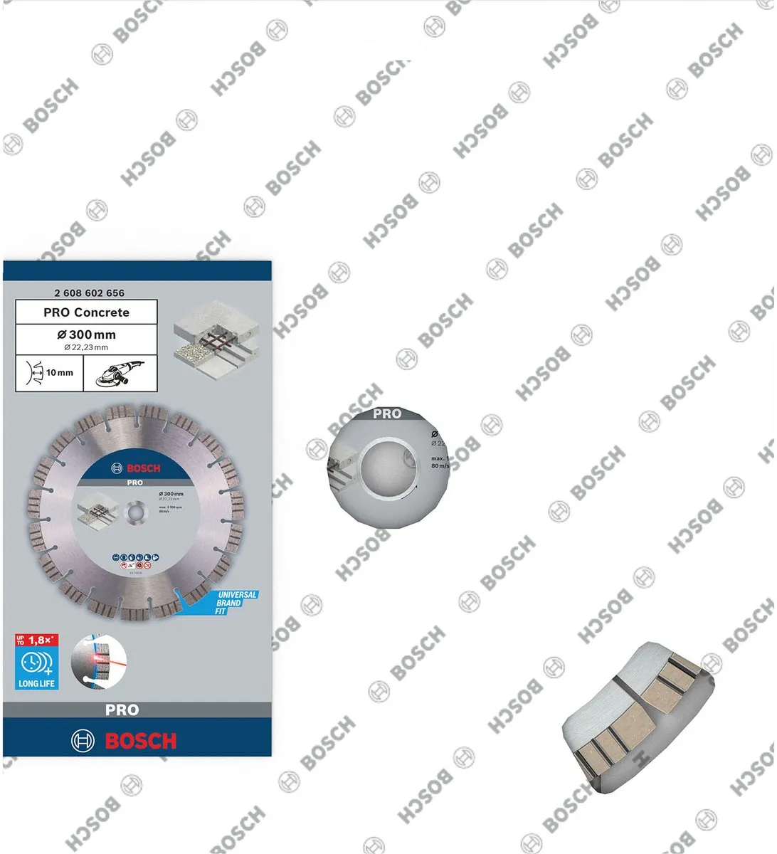 Bosch Professional Diamantschijf Best Concrete 300mm - 22,23mm As - afbeelding 3 van 6