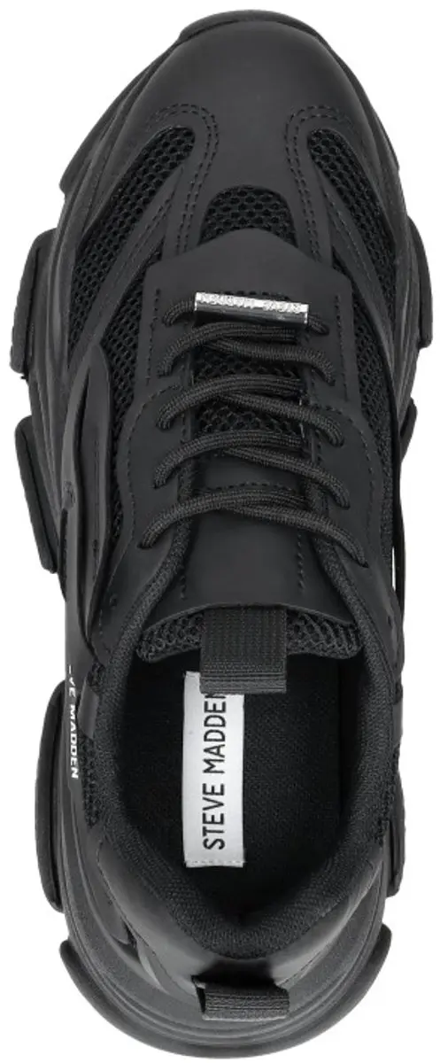 Steve Madden Possession-e Dames Sneakers - Zwart - Maat 37 - afbeelding 5 van 6