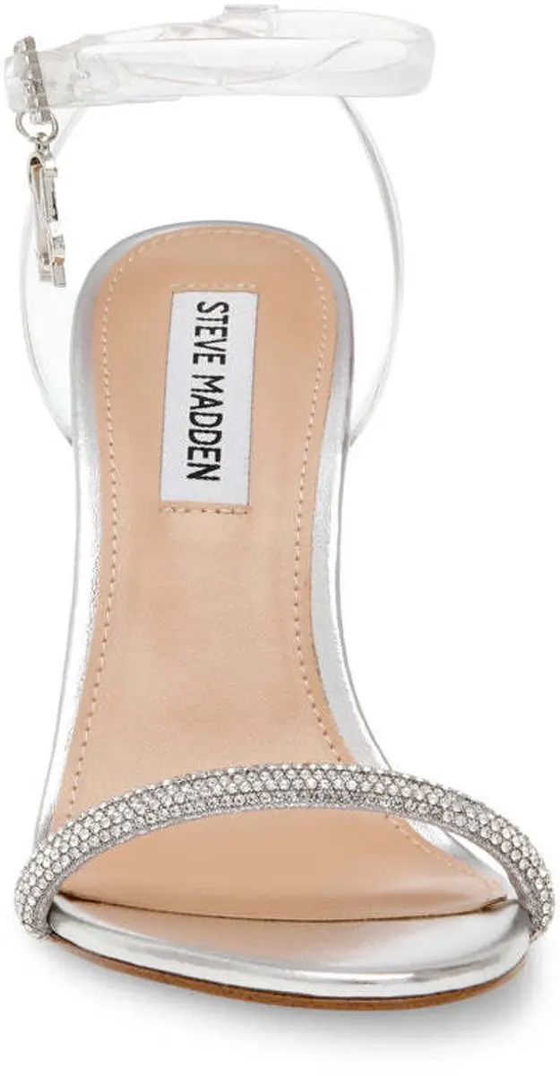 Steve Madden Balia Dames Sandalen - 39 - Zilver - afbeelding 4 van 6
