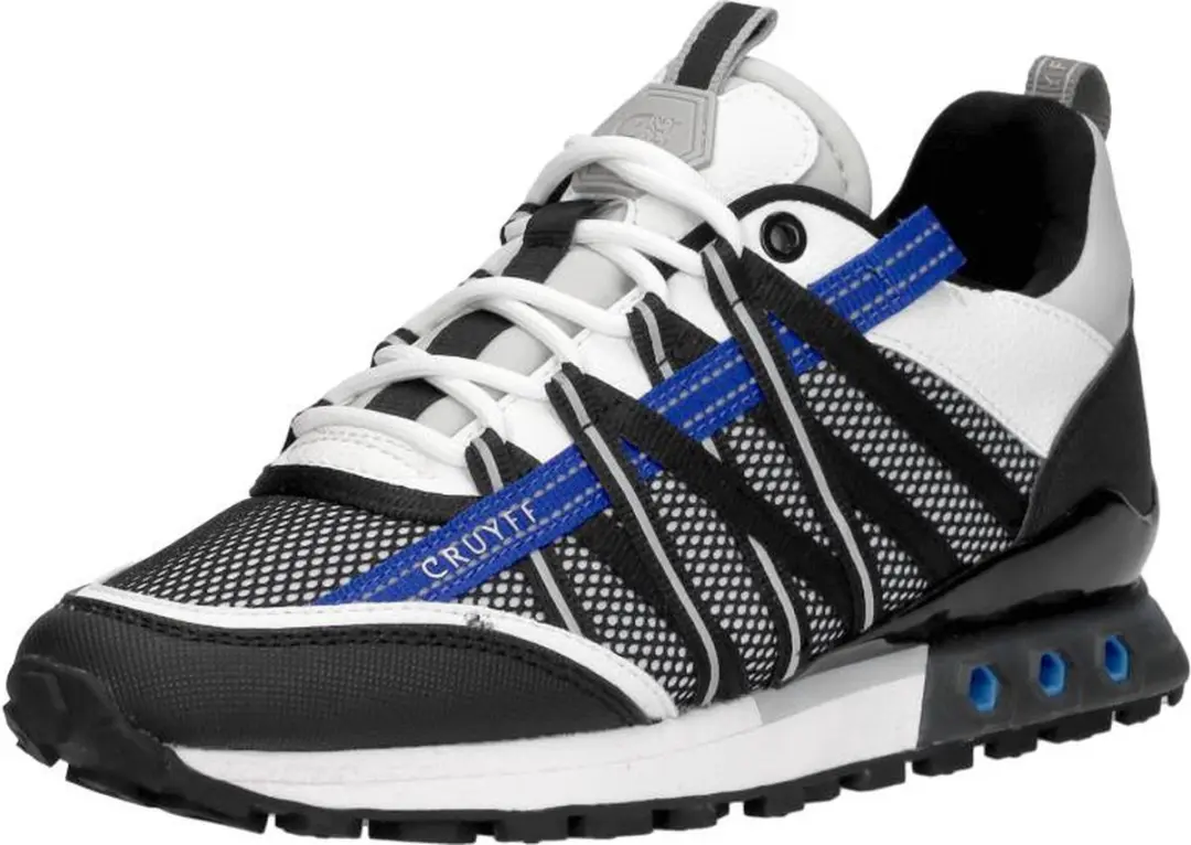 Cruyff Junior Fearia Sneakers - Zwart/Wit - Maat 36 - afbeelding 3 van 6