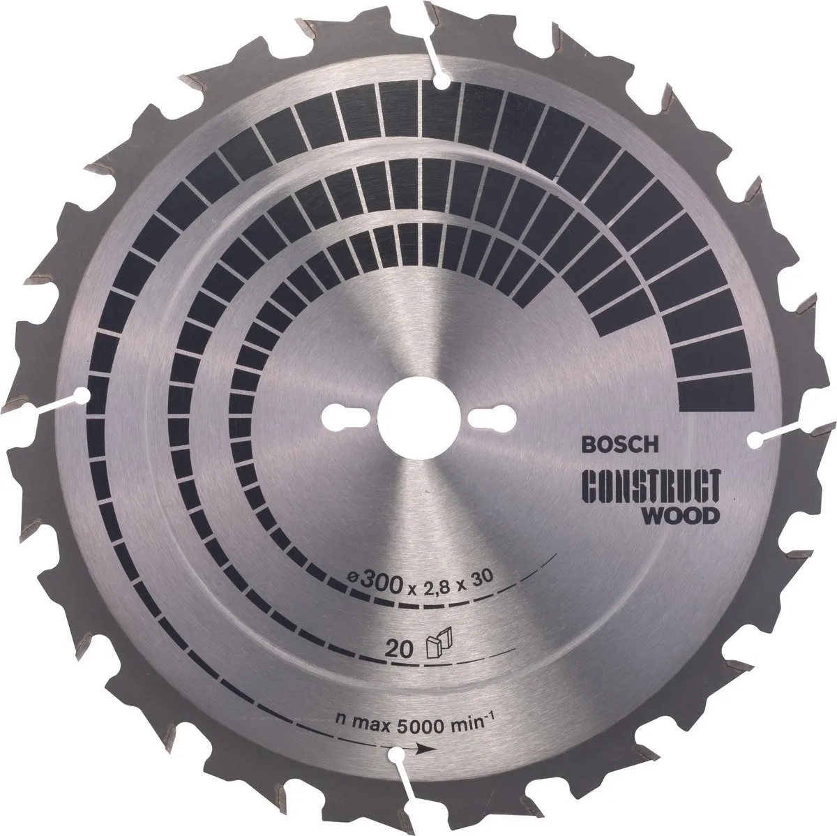 Bosch Professional Cirkelzaagblad Construct Wood T 300x30x2,8mm