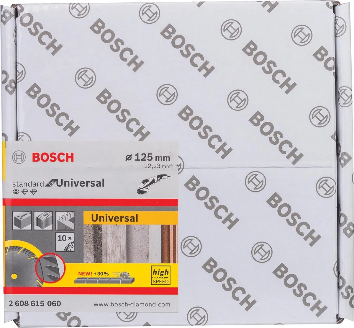 Bosch Professional Diamantschijf 125mm 22,23mm - 10 Stuks