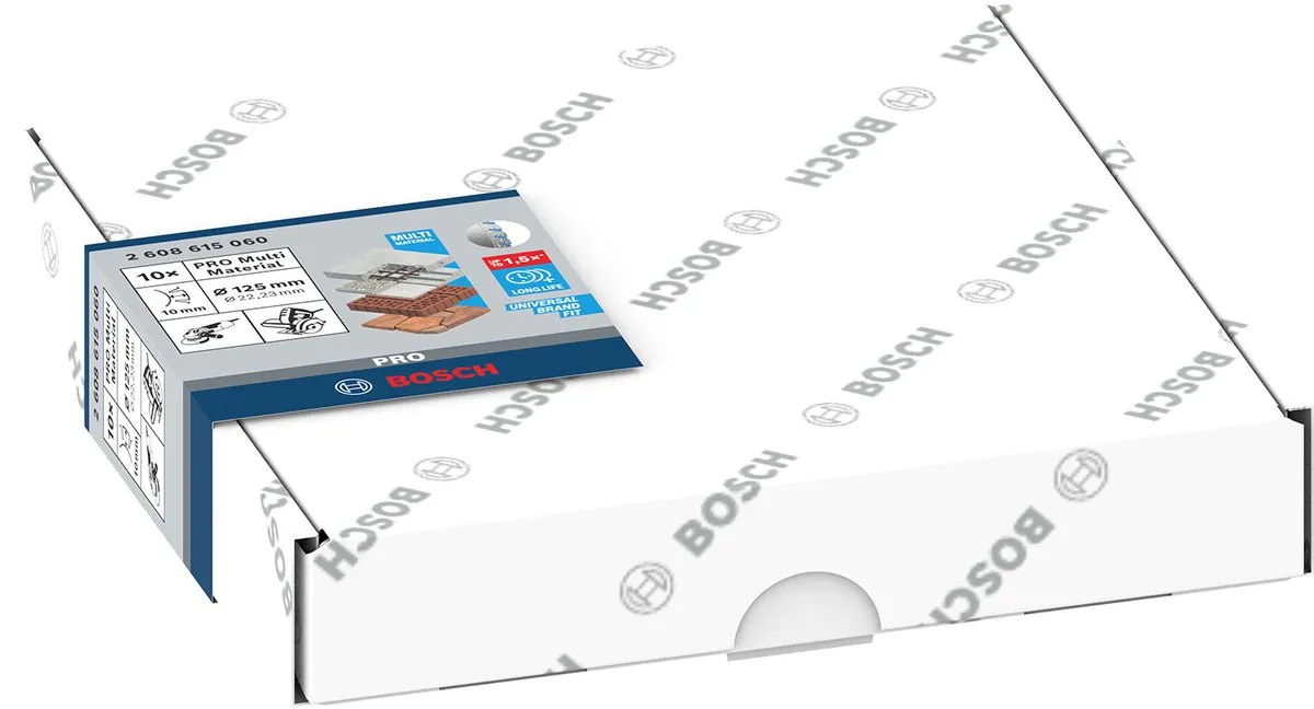 Bosch Professional Diamantschijf 125mm 22,23mm - 10 Stuks
