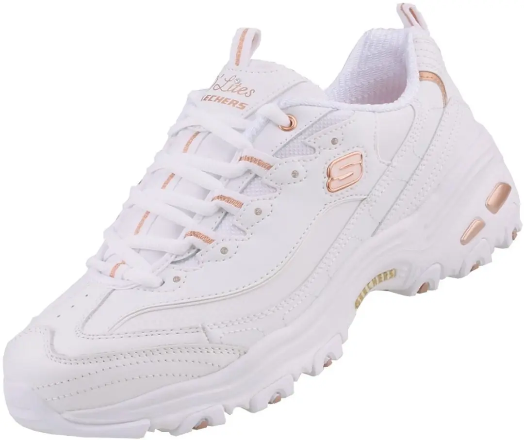 Skechers Dlites 11931-WTRG Schoenen - Wit - afbeelding 3 van 6