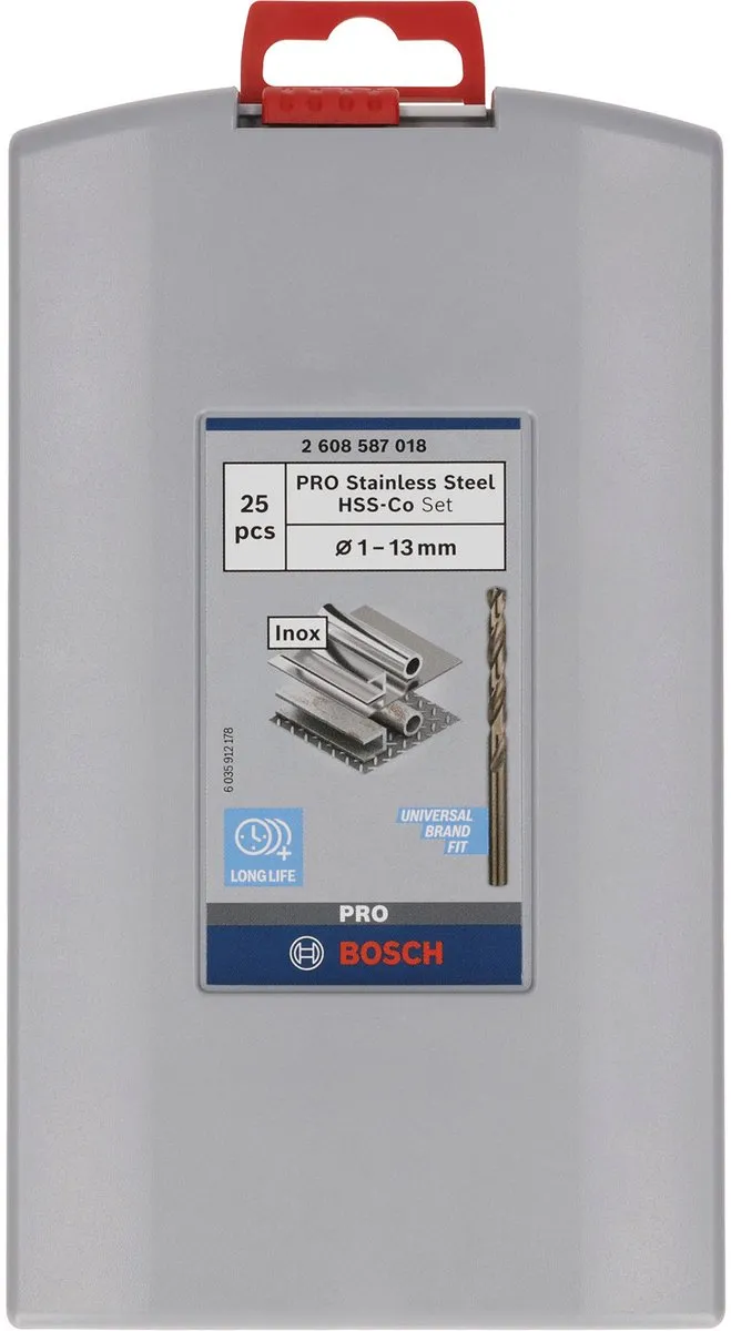 Bosch Professional Metaalboormachine-set HSS-Co 135° - 25 Stuks
