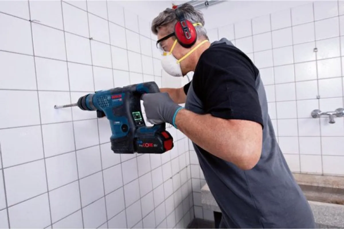 Bosch Professional GBH 18V-34 CF Boorhamer - 2x Accu - Koffer