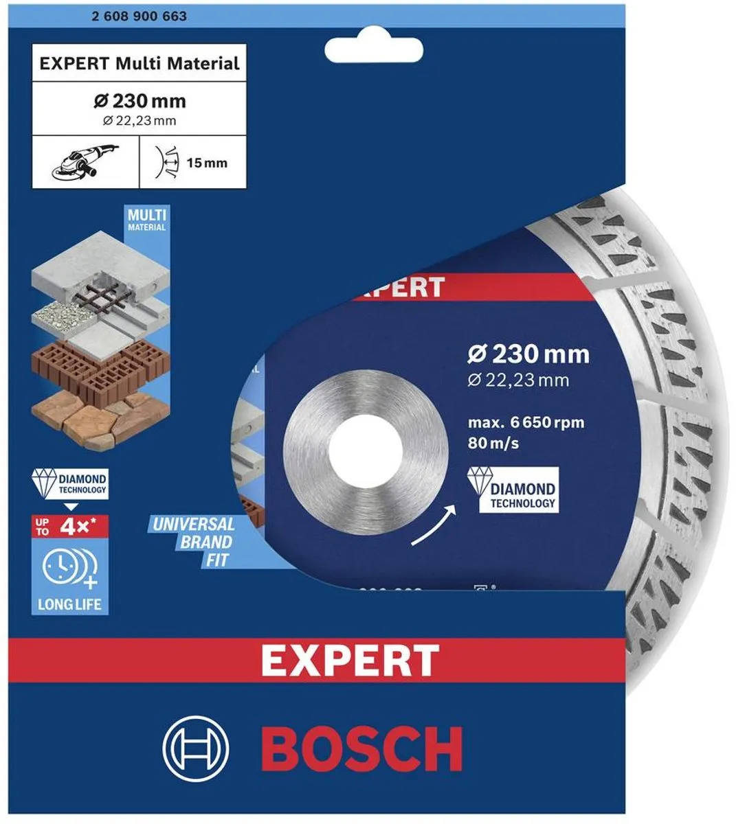 Bosch Professional Diamantschijf 230mm - 22.2mm Asgat