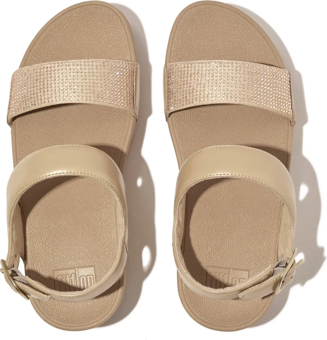 FitFlop Damen Sandalen Lulu Sandal-Hotfix EC3 Latte Beige-42