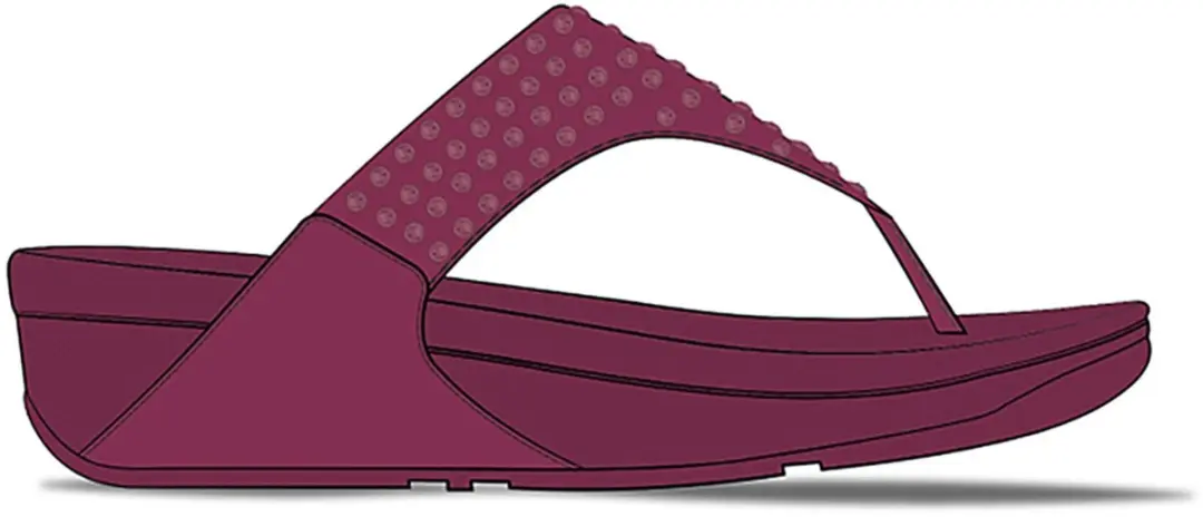 FitFlop FitFlop Lulu Maxi-Crystal Toe-Post Sandals