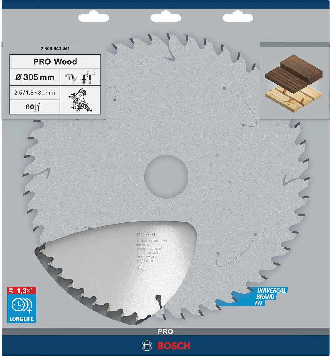 Bosch Professional PRO Wood Cirkelzaagblad 305mm