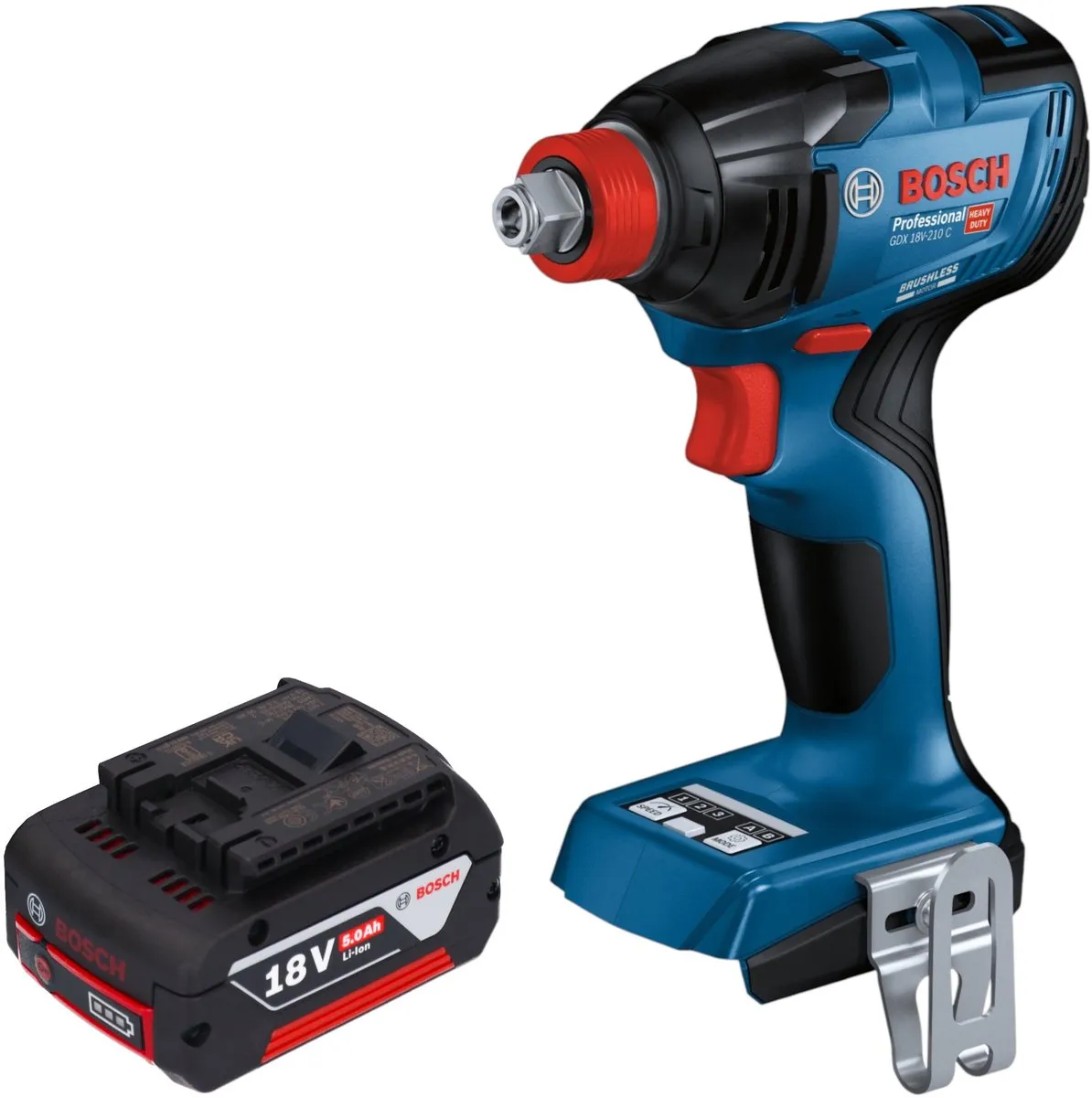 Bosch Professional GDX 18V-210 C Slagmoersleutel 210Nm