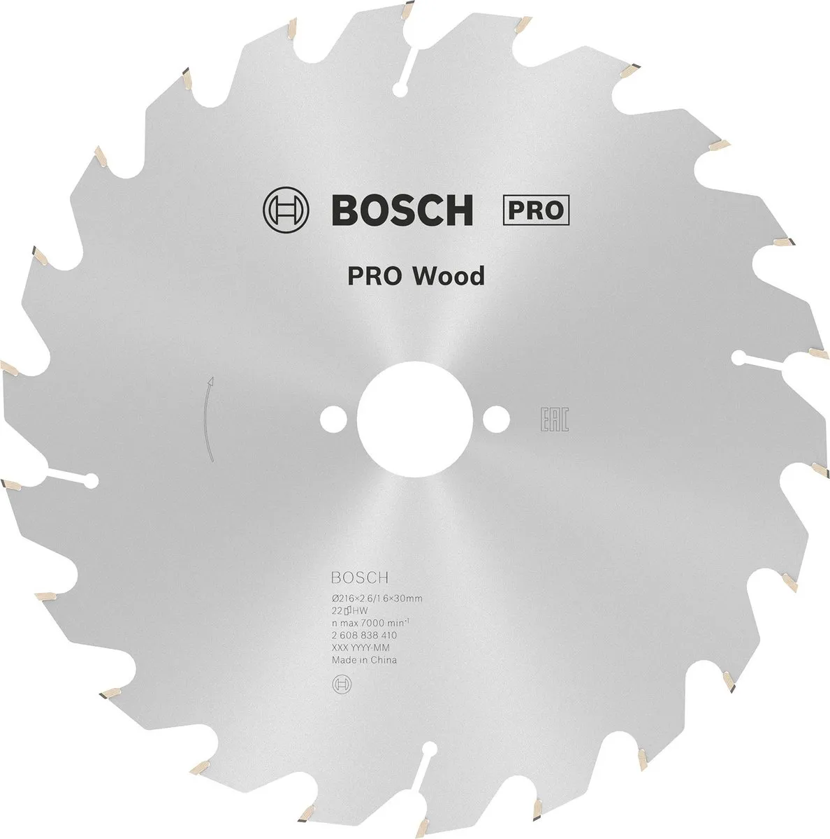 Bosch Professional Hout Cirkelzaagblad 216mm